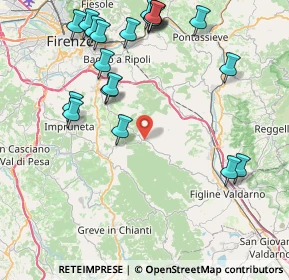 Mappa Via Il Borgo, 50022 Greve in Chianti FI, Italia (10.2005)