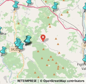 Mappa Via Il Borgo, 50022 Greve in Chianti FI, Italia (6.53)