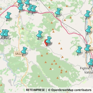 Mappa Via Il Borgo, 50022 Greve in Chianti FI, Italia (7.3645)
