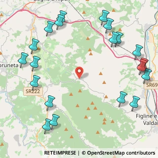 Mappa Via Il Borgo, 50022 Greve in Chianti FI, Italia (6.16)