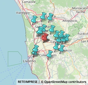 Mappa Via Annibale E. Breccia, 56121 Pisa PI, Italia (10.2815)