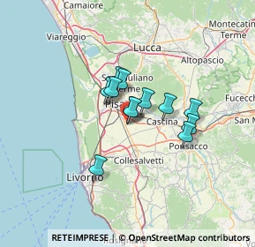 Mappa Via Annibale E. Breccia, 56121 Pisa PI, Italia (8.77667)