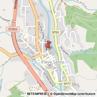 Mappa Via Roma, 33, 52036 Pieve Santo Stefano, Arezzo (Toscana)
