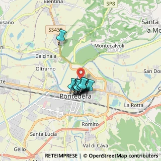 Mappa Via Bologna, 56025 Pontedera PI, Italia (0.91824)
