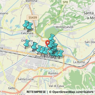 Mappa Via Bologna, 56025 Pontedera PI, Italia (1.25611)