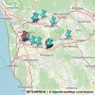 Mappa Via Bologna, 56025 Pontedera PI, Italia (13.552)