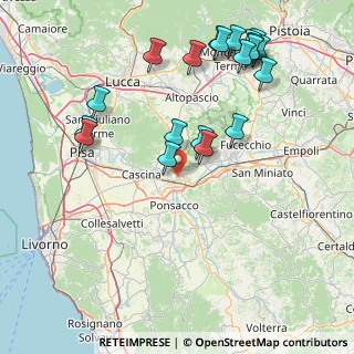Mappa Via Bologna, 56025 Pontedera PI, Italia (19.158)