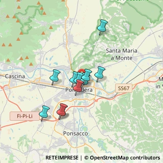 Mappa Via Bologna, 56025 Pontedera PI, Italia (2.83455)