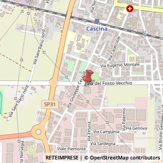 Mappa Via del Fosso Vecchio, 103, 56021 Cascina, Pisa (Toscana)