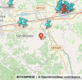 Mappa Via Castelfiorentino, 56028 San Miniato PI, Italia (6.36308)