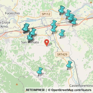 Mappa Via Castelfiorentino, 56028 San Miniato PI, Italia (4.788)
