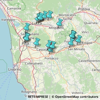 Mappa Via dell'Olmo, 56025 Pontedera PI, Italia (15.8385)