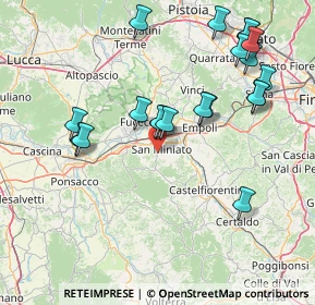 Mappa Via Dalmazia, 56028 San Miniato PI, Italia (17.266)
