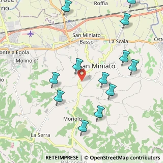Mappa Via Dalmazia, 56028 San Miniato PI, Italia (2.44667)