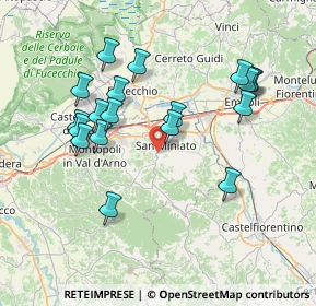 Mappa Via Dalmazia, 56028 San Miniato PI, Italia (7.75158)