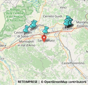 Mappa Via Dalmazia, 56028 San Miniato PI, Italia (8.31091)