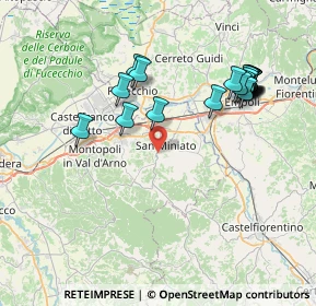 Mappa Via Dalmazia, 56028 San Miniato PI, Italia (8.4205)