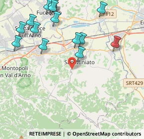 Mappa Via Dalmazia, 56028 San Miniato PI, Italia (5.24733)