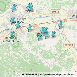 Mappa Via Dalmazia, 56028 San Miniato PI, Italia (4.648)