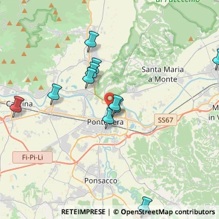 Mappa Via Venezia, 56025 Pontedera PI, Italia (4.25091)