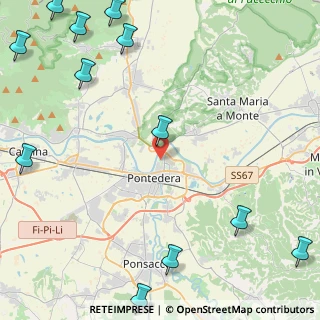 Mappa Via Venezia, 56025 Pontedera PI, Italia (7.20333)
