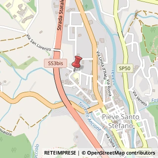 Mappa Via della casina 25, 52036 Pieve Santo Stefano, Arezzo (Toscana)