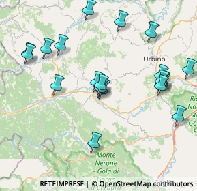 Mappa Via Madonna del Latte, 61049 Urbania PU, Italia (8.7905)