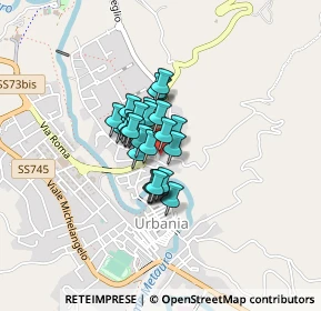 Mappa Via Madonna del Latte, 61049 Urbania PU, Italia (0.22963)