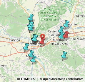 Mappa Via Arnovecchio, 56020 Santa Maria a Monte PI, Italia (6.595)