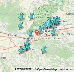 Mappa Via Arnovecchio, 56020 Santa Maria a Monte PI, Italia (7.269)