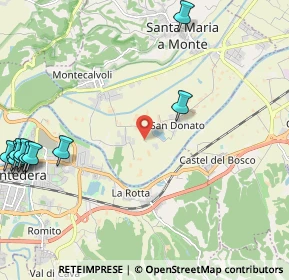 Mappa Via Arnovecchio, 56020 Santa Maria a Monte PI, Italia (3.26727)