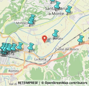 Mappa Via Arnovecchio, 56020 Santa Maria a Monte PI, Italia (3.112)