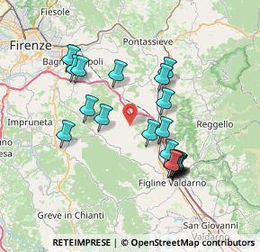 Mappa Località San Michele, 50064 Figline e Incisa Valdarno FI, Italia (6.9425)