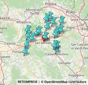 Mappa Via Paolo Maioli, 56028 San Miniato PI, Italia (10.635)