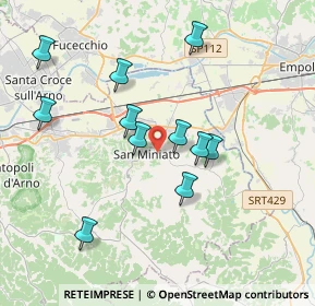 Mappa Via Paolo Maioli, 56028 San Miniato PI, Italia (3.64818)