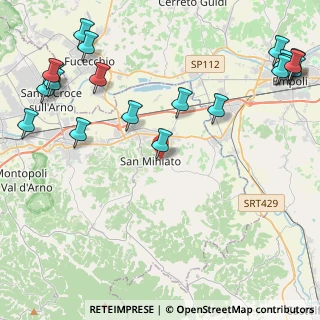 Mappa Via Paolo Maioli, 56028 San Miniato PI, Italia (6.277)