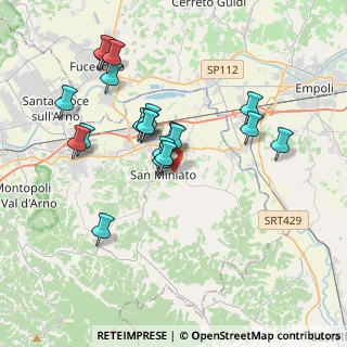 Mappa Via Paolo Maioli, 56028 San Miniato PI, Italia (3.6485)
