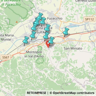 Mappa Via Giuseppe di Vittorio, 56028 San Miniato PI, Italia (3.42909)