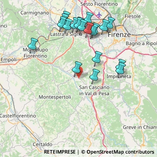 Mappa S. Giovanni, 50026 San Casciano in Val di Pesa FI, Italia (9.3795)