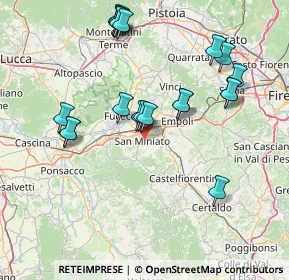 Mappa Piazza Buonaparte, 56028 San Miniato PI, Italia (16.341)