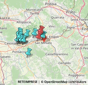 Mappa Piazza Buonaparte, 56028 San Miniato PI, Italia (14.8365)