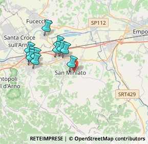 Mappa Piazza Buonaparte, 56028 San Miniato PI, Italia (3.57364)