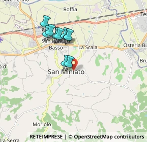 Mappa Piazza Buonaparte, 56028 San Miniato PI, Italia (1.63818)