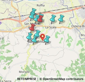 Mappa Piazza Buonaparte, 56028 San Miniato PI, Italia (1.54417)