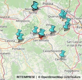 Mappa Piazzetta del Castello, 56028 San Miniato PI, Italia (16.3375)