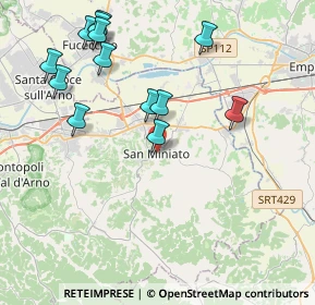 Mappa Piazzetta del Castello, 56028 San Miniato PI, Italia (4.56462)