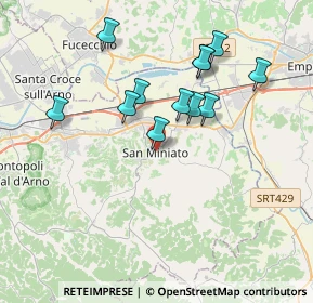 Mappa Piazzetta del Castello, 56028 San Miniato PI, Italia (3.49)