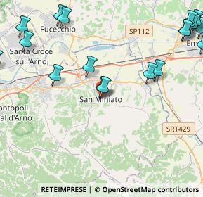 Mappa Piazzetta del Castello, 56028 San Miniato PI, Italia (6.398)