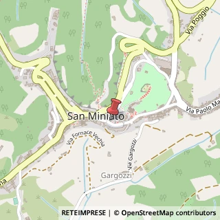 Mappa Piazza della Repubblica, 1, 56028 San Miniato, Pisa (Toscana)