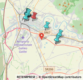 Mappa VIA G.VOLPE 10 OSPEDALETTO, 56121 Pisa PI, Italia (4.22667)